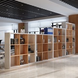 木质文件柜组合格子档案储物展示柜办公室隔断柜书柜书架玄关家具