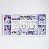 厂家直销family字母相框7寸6寸10画框连体组合创意相框挂墙照片墙