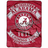 欧美代购 休闲毯子毛毯 阿拉巴马州赤色风暴NCAA皇家豪华双人毛毯