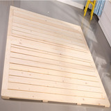 骨架1.5双人1.8米厚榻榻米床架子包邮折叠实木床板硬松木床垫子排