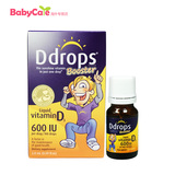美国直邮 baby ddrops维生素d3 婴幼儿宝宝补钙滴剂100滴 600IU