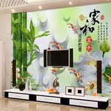 现代中式浮雕客厅壁画大型壁画电视背景墙有图案厨房无纺布墙纸