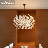 设计师风格欧美式简约铁艺吊灯北欧创意个性艺术卧室客厅餐厅灯具