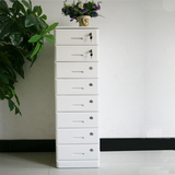 办公家具落地式实木文件柜储物矮柜活动柜子资料柜带锁八抽屉特价