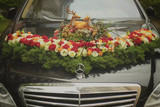 桂林同城 婚礼花艺布置 森系主题 婚车鲜花装饰