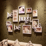 亚乐晶品照片墙欧式 婚纱楼梯相框挂墙 创意组合客厅卧室相片墙