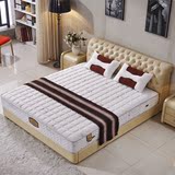 折叠乳胶床垫席梦思1.5m1.8米独立弹簧椰棕软硬两用床垫可订做