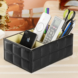 创意遥控器储物盒 办公室桌面文具收纳盒 韩式白色手机架正品包邮