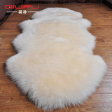 裘朴 冬季羊毛沙发垫 欧式木沙发垫飘窗垫窗台垫沙发椅垫坐垫定制