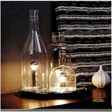 设计师艺术LED台灯创意个性咖啡厅餐厅卧室床头灯储物瓶酒吧台灯