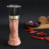 进口喜马拉雅盐  带研磨器  陶瓷模芯 可调粗细 循环使用玻璃瓶身