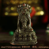 明代藏区老佛像 随身佛 极为苍老 系供养 古董收藏佳品