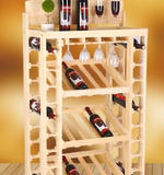 cp红酒架 实木 酒柜 葡萄酒架 酒架展示 组合木制酒架 酒杯架