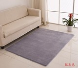 加厚珊瑚绒毯长方形卧室满铺床边地毯客厅沙发茶几地毯飘窗可定制
