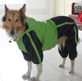 宠物雨衣大狗雨衣加厚防水四脚连体宠物雨衣金毛萨摩大型犬雨衣