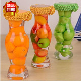创意玻璃瓶装彩色水果花瓶家居摆件学生礼品朋友礼物工艺品礼品