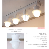 热卖出口韩式卧室书房咖啡店服装店客衣帽间具创意个性吊灯吸顶灯
