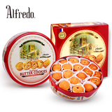 包邮 马来西亚进口零食品 Alfredo爱芙丹麦黄油曲奇饼干908g铁盒