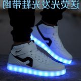 男鞋春夏季七彩发光鞋荧光鞋USB充电LED夜光鞋闪光灯光男生女士鞋