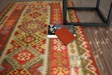 巴基斯坦地毯 小款茶几款 客厅/卧室地毯 kilim薄毯 手工羊毛进口