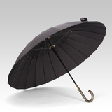 创意日本24骨雨伞超强防风超大双伞人雨伞太阳伞长柄直杆伞