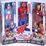 复仇者联盟2钢铁侠美国队长3蜘蛛人偶手办模型可动公仔礼物包邮