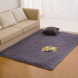 万仁福 简约现代家用卧室客厅地垫长方形纯色满铺丝毛沙发地垫