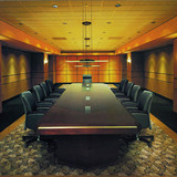 办公家具实木皮油漆会议桌大型商务条形会议桌洽谈桌企业定做