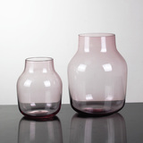 kaheku彩色透明玻璃花瓶 手工艺品安德瑞北欧风格简约花瓶装饰品