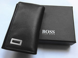 德国专柜正品代购 HUGO BOSS 头层软牛皮男士钥匙包女士钥匙包