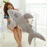 超大号海洋世界大白鲨公仔个性鲨鱼婚庆毛绒玩具抱枕创意生日礼物