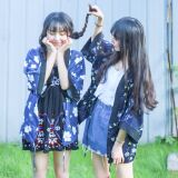 夏季女装日本和服宽松长袖防晒衣开衫韩版空调衫薄款短外套潮学生