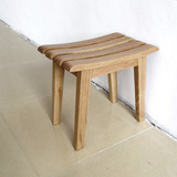 宜家实木梳妆凳换鞋凳日式简约现代风格北欧水曲柳小凳子