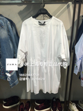 8月~ZARA专柜正品代购 七分蓬蓬袖短版连衣裙4043/255 4043255