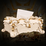欧式陶瓷纸巾盒抽纸盒创意客厅复古家居摆件高档奢华葡萄系列