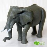 仿真大象PVC假亚非洲象动物模型野生森林草原陆地大型动物玩具