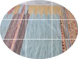 美式乡村/民族风/伊朗波斯风羊毛手工KILIM地毯/萨萨里耶