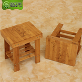 楠竹儿童凳实木矮凳座椅子简易小板凳便携凳子小方凳洗脚凳钩鱼凳