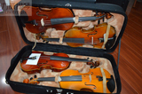 全国包邮小提琴四琴盒 航空版防潮4四只装小提琴盒 飞机托运 保质