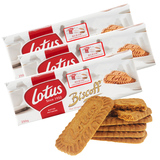 包邮 比利时进口和情焦糖饼干250g*3  lotus 进口零食品饼干