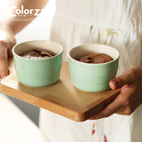 陶瓷烘焙模具烤箱用舒芙蕾蛋糕杯布丁碗甜品盅汤盅沙拉碗烘培模具