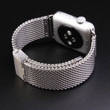 apple watch手表带苹果金属不锈钢 回环运动米兰尼斯iwatch连接器