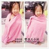 日本Aconey婴儿浴巾新生儿童纺滑纱布浴巾宝宝纯棉超柔软毛巾方巾