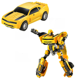 机器人变形金刚4汽车模开智益智儿童玩具塑料积木大黄蜂拼插拼装