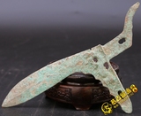 青铜剑青铜器仿古摆件生坑包浆老兵器武器 复古工艺品 值得收藏