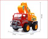儿童玩具汽车组合工程车模型套装 垃圾车挖掘推土机惯性小汽车