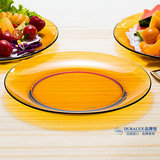 【正品DURALEX六件套装】美国康宁晶彩透明锅 耐热玻璃碗盘子餐具