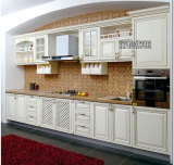 实木樱桃木美国橡木实木整体橱柜定做现代简约欧式厨房厨柜定制