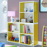 特价环保简易书架书柜自由组合儿童收纳储物柜简约置物小柜子