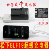 松下 BLF19e Lumix GH3 blf19 DMW-BLF19 相机电池 USB超级充电器